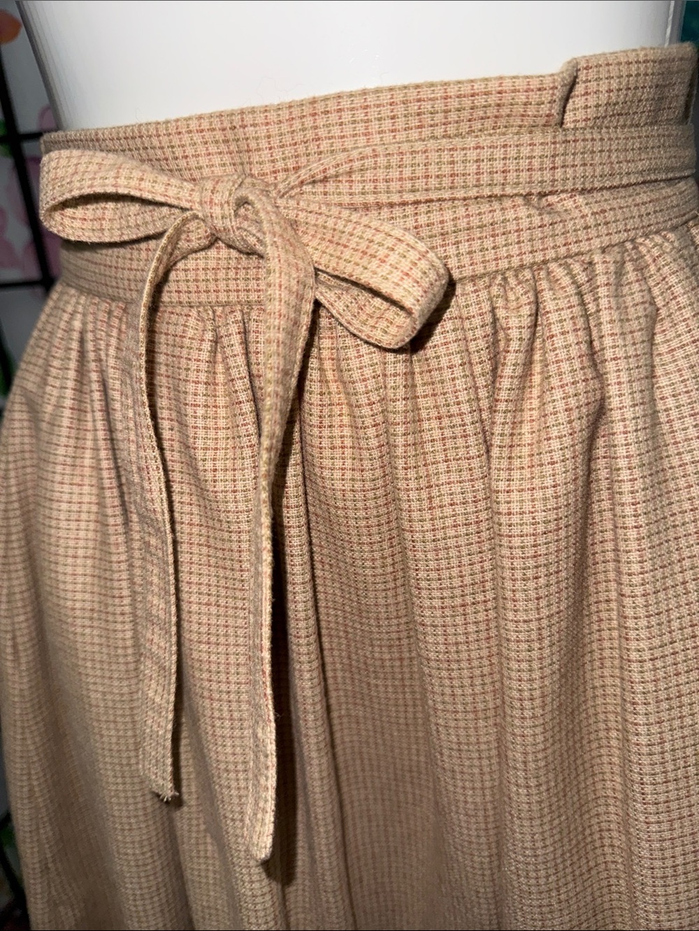 Vintage Bilboquet Tiered Midi Skirt - Picture 2 of 14
